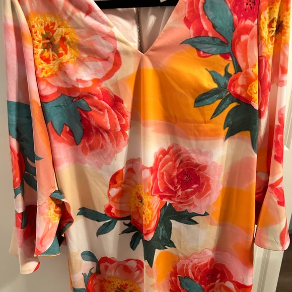 Calvin Klein floral dress sz 6 - Picture 5 of 5